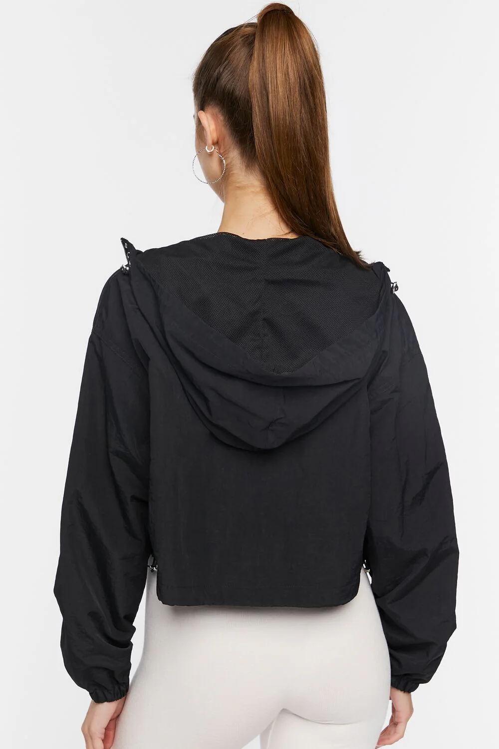 Cropped Windbreaker Jacket - Image 3