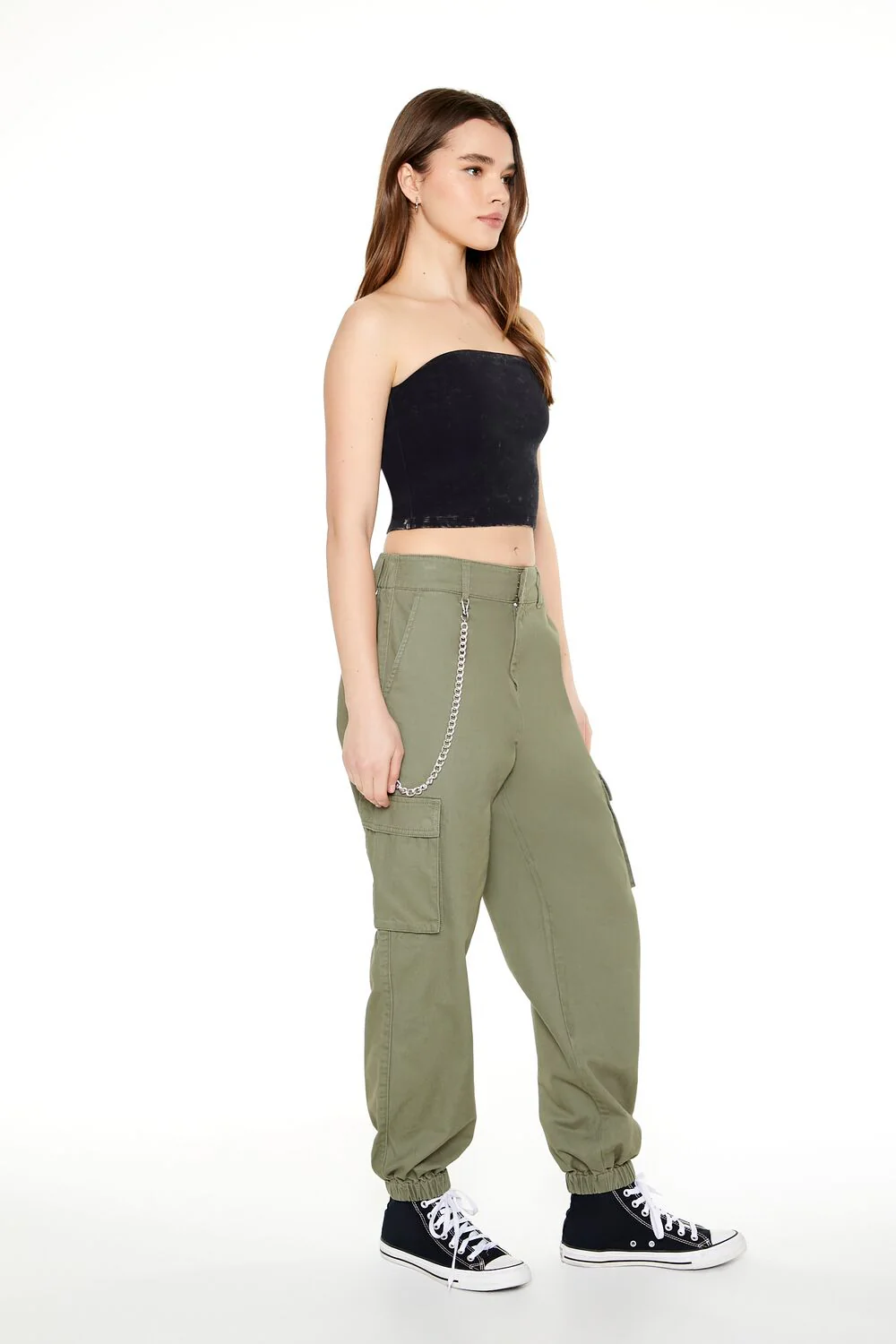 Wallet Chain Cargo Joggers - Image 13