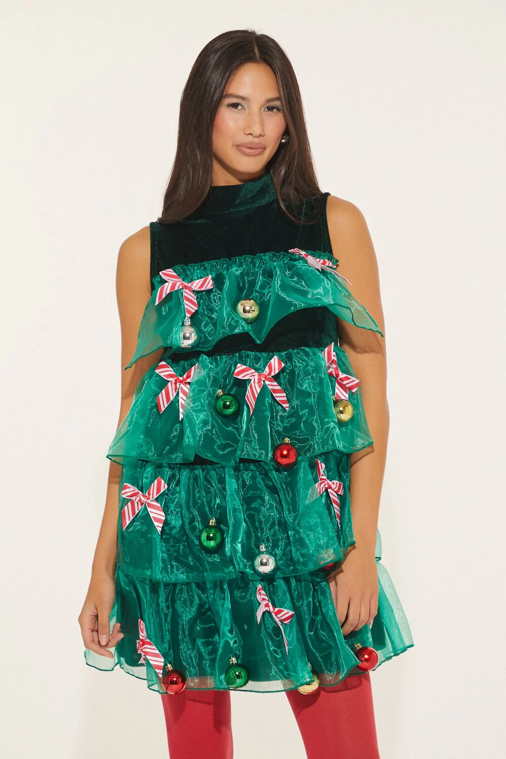 Christmas Tree Holiday Dress - Image 2