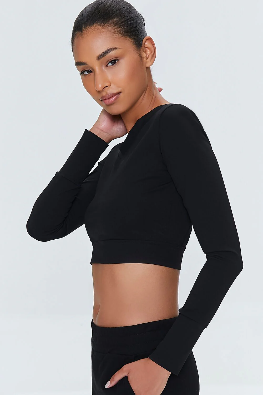 Active Cutout Crop Top - Image 3