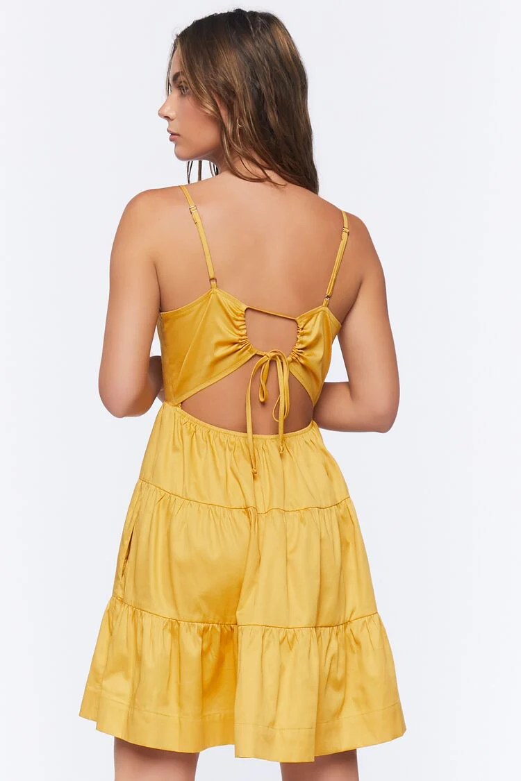 Babydoll Cutout Mini Dress - Image 3