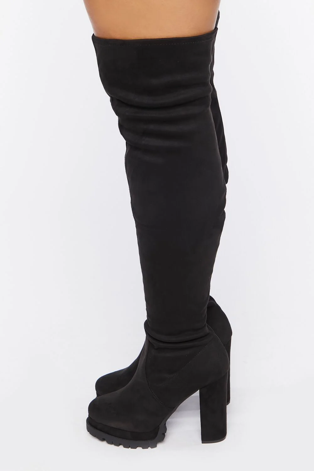 Faux Suede Over-The-Knee Boots (Wide) - Image 2