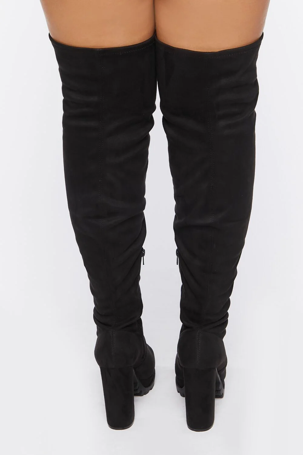 Faux Suede Over-The-Knee Boots (Wide) - Image 3