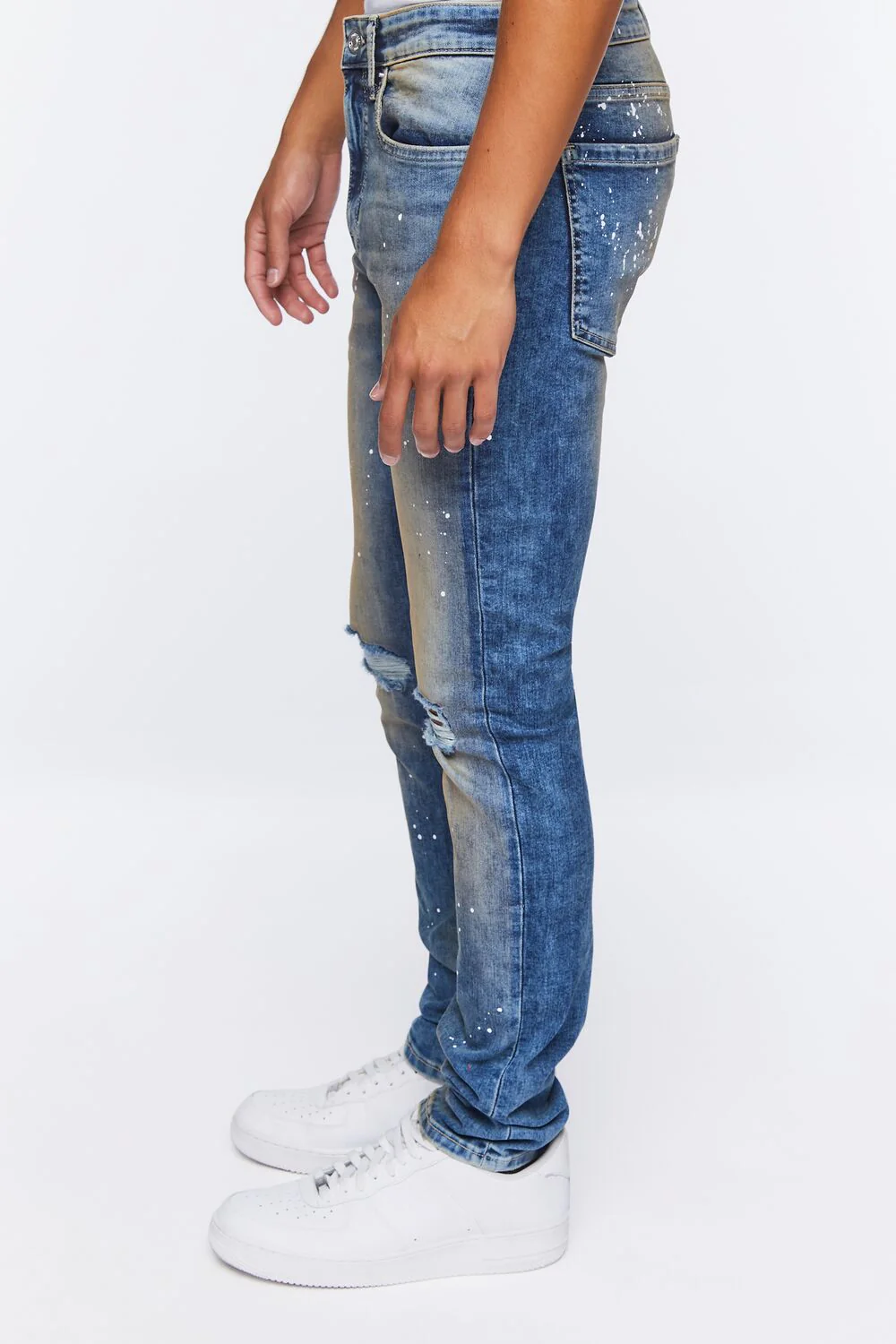 Paint Splatter Skinny Jeans - Image 3