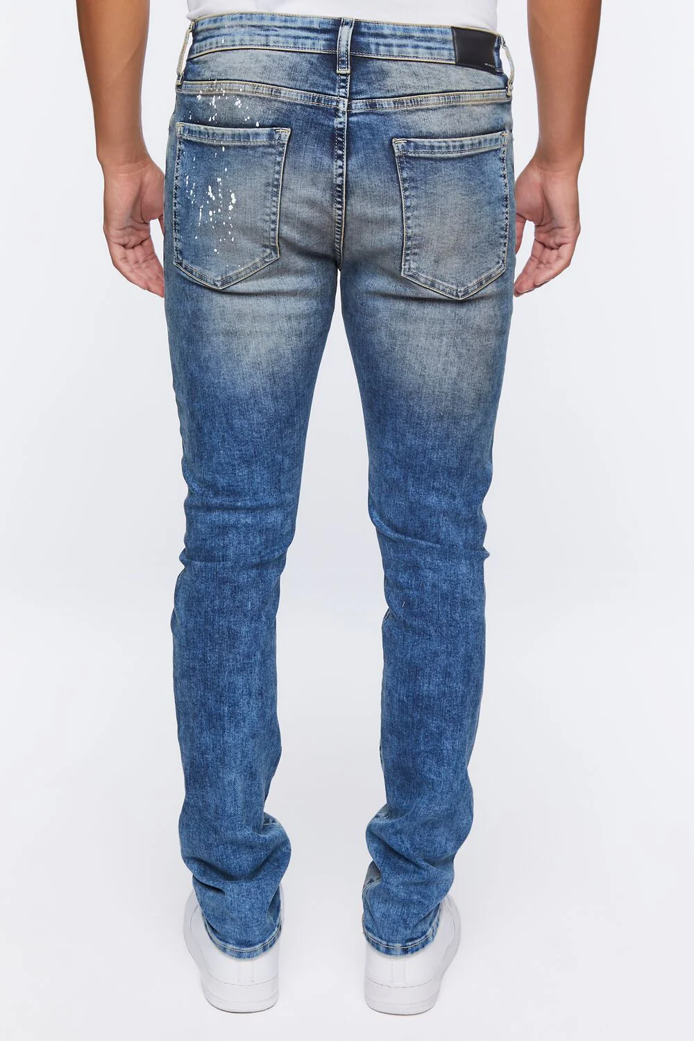 Paint Splatter Skinny Jeans - Image 4