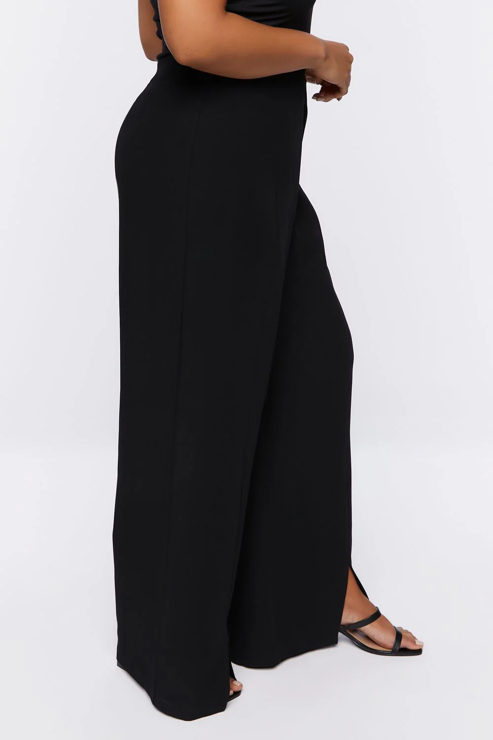 Plus Size Split-Hem Pants - Image 3