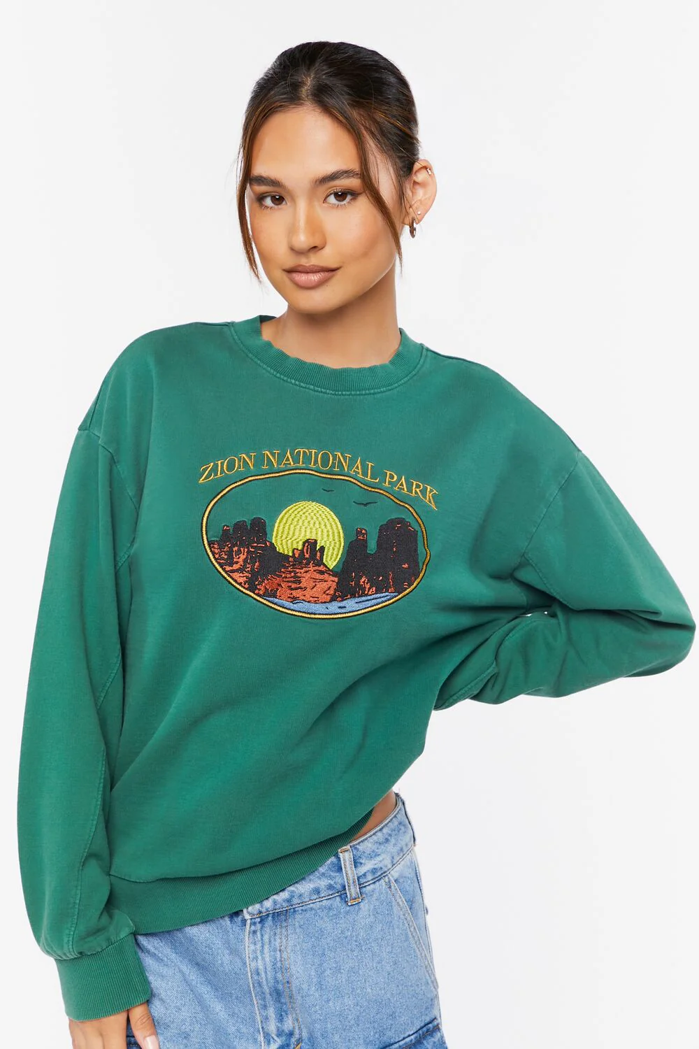 Embroidered Zion Graphic Pullover - Image 6