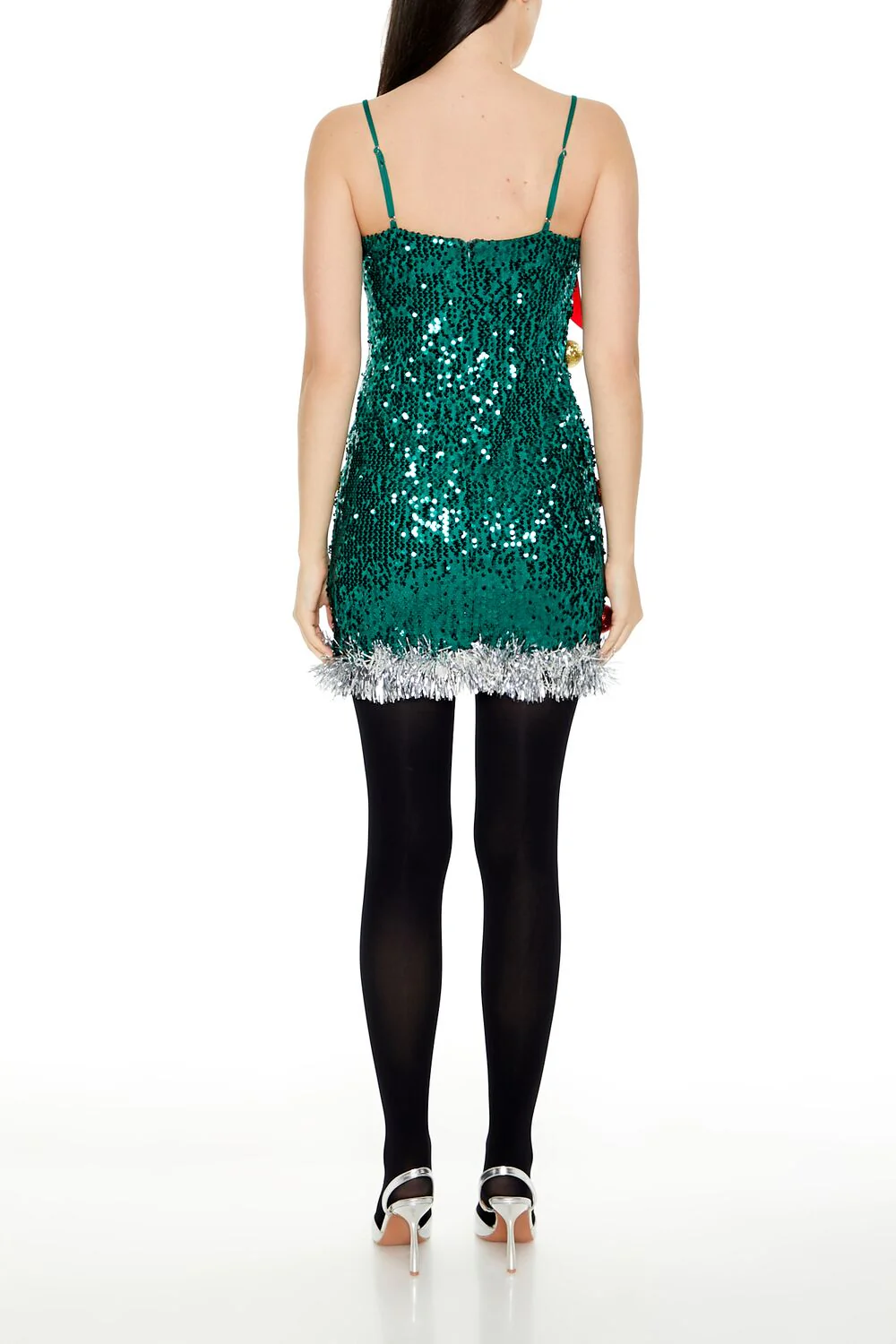 Sequin Christmas Tree Dress - Image 4