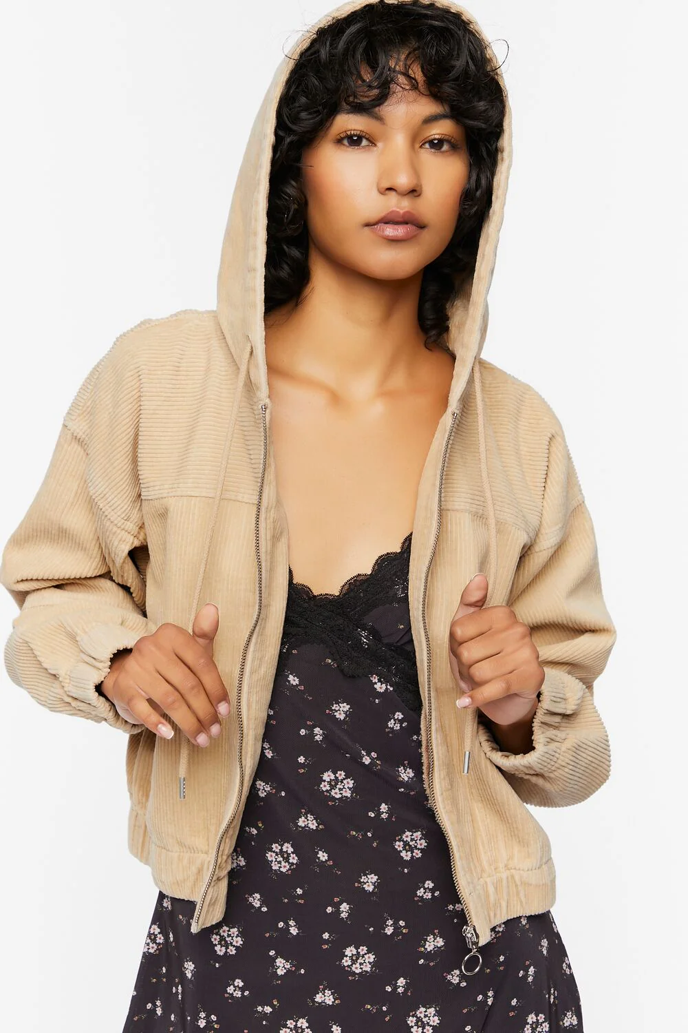 Corduroy Hooded Jacket - Image 10