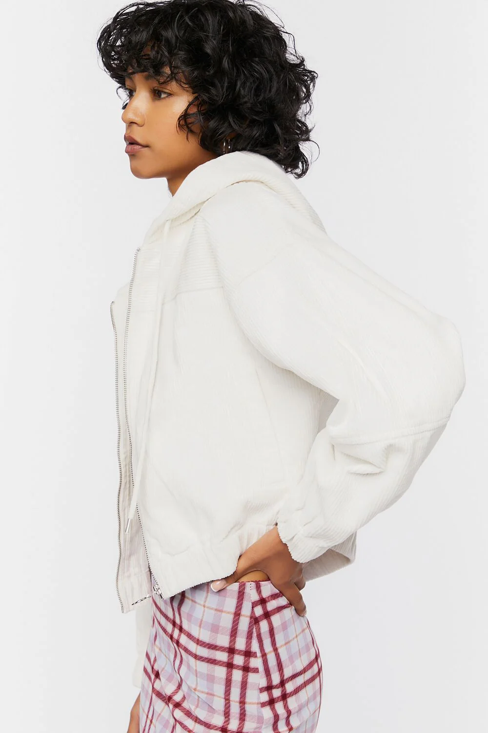 Corduroy Hooded Jacket - Image 2