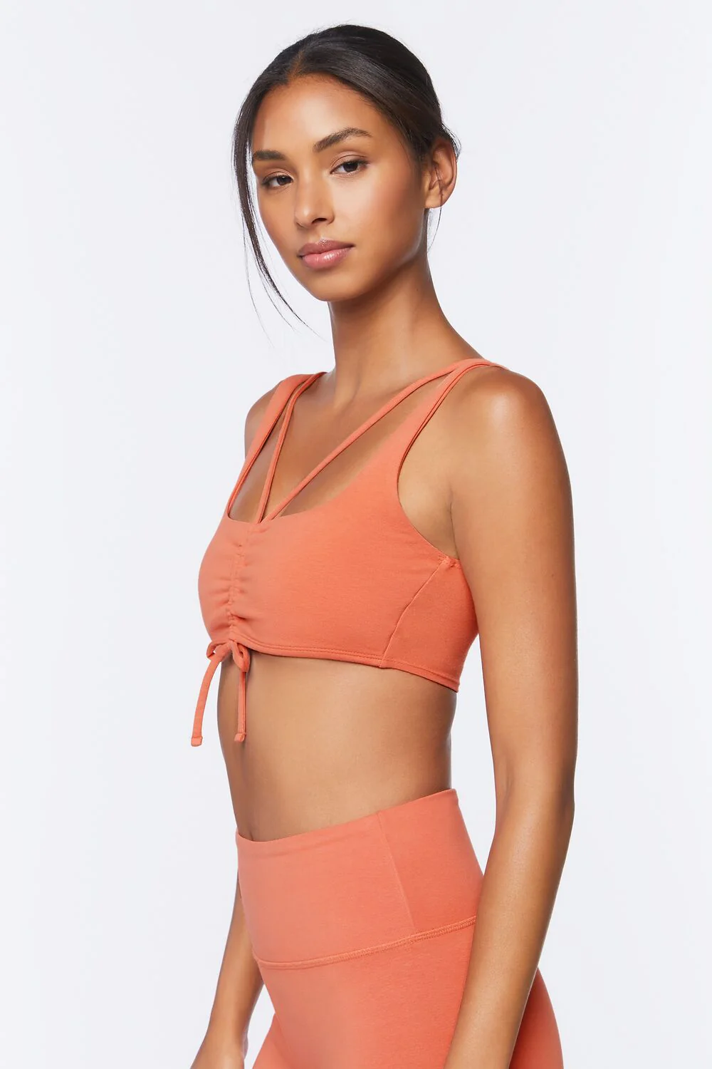 Drawstring Sports Bra - Image 2