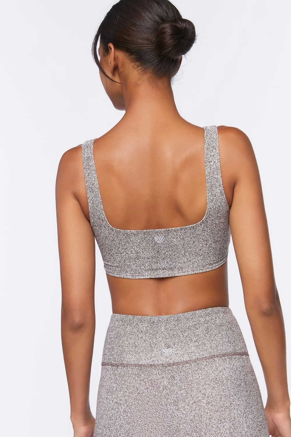 Ruched Drawstring Sports Bra - Image 3