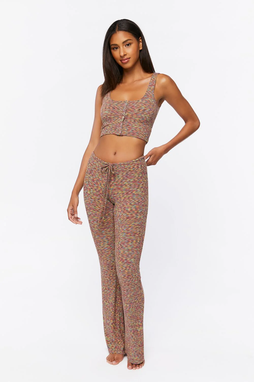 Space Dye Lounge Crop Top - Image 4