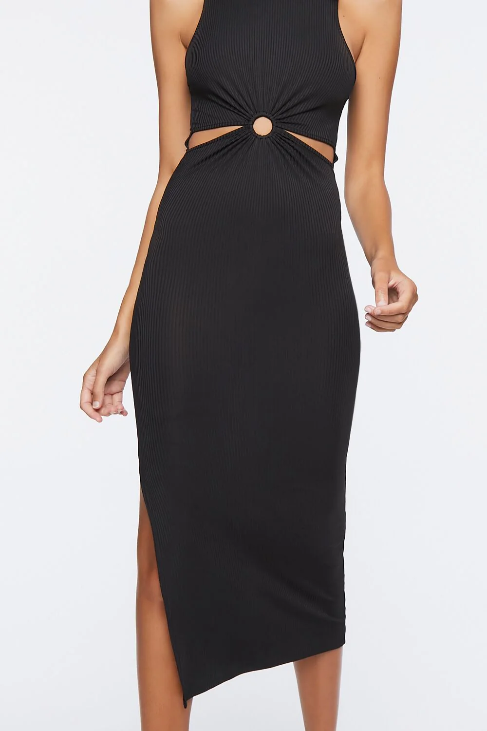Asymmetrical Cutout Maxi Dress - Image 5