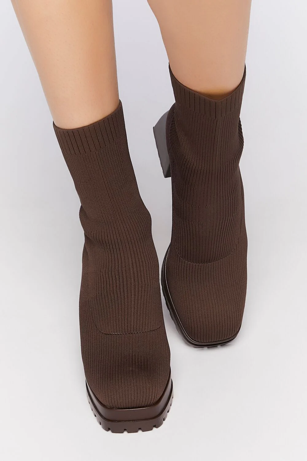 Lug-Sole Sock Booties - Image 4