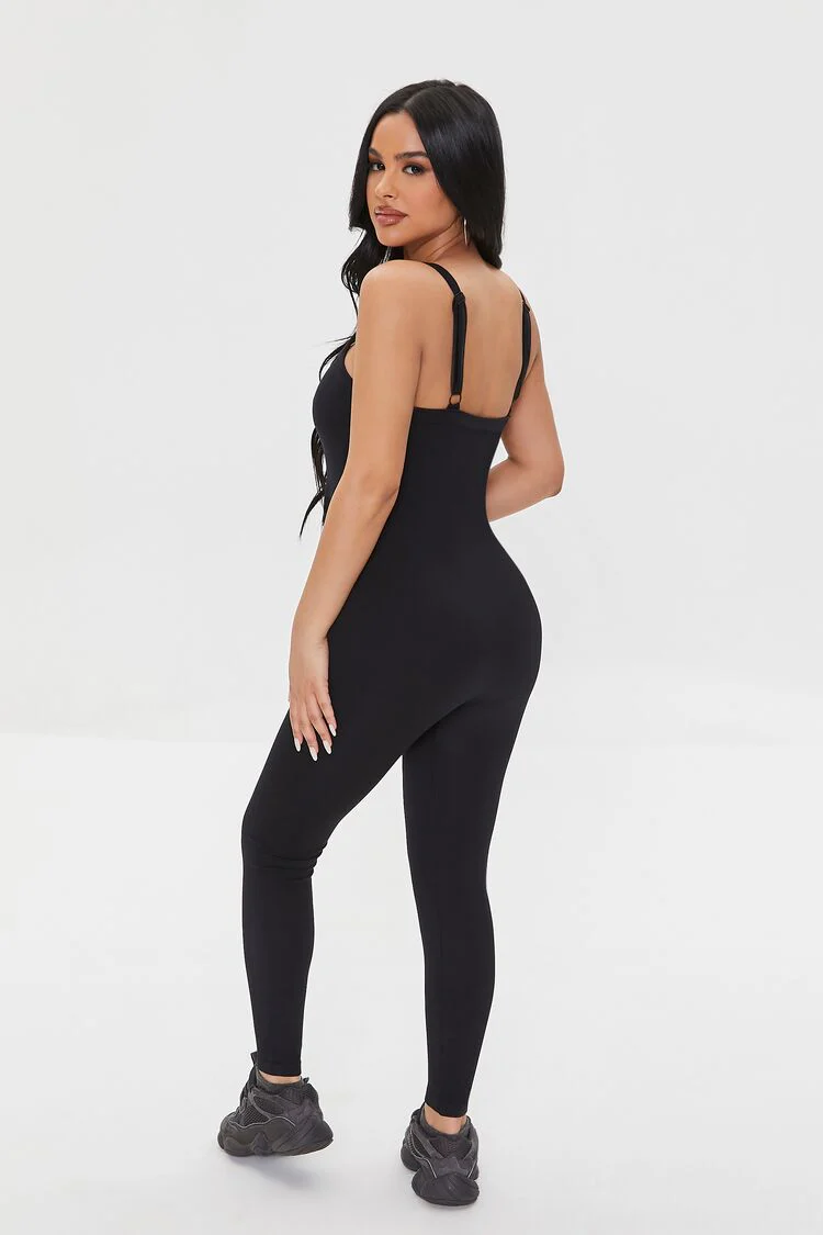 Fitted Sleeveless Jumpsuit - Image 3