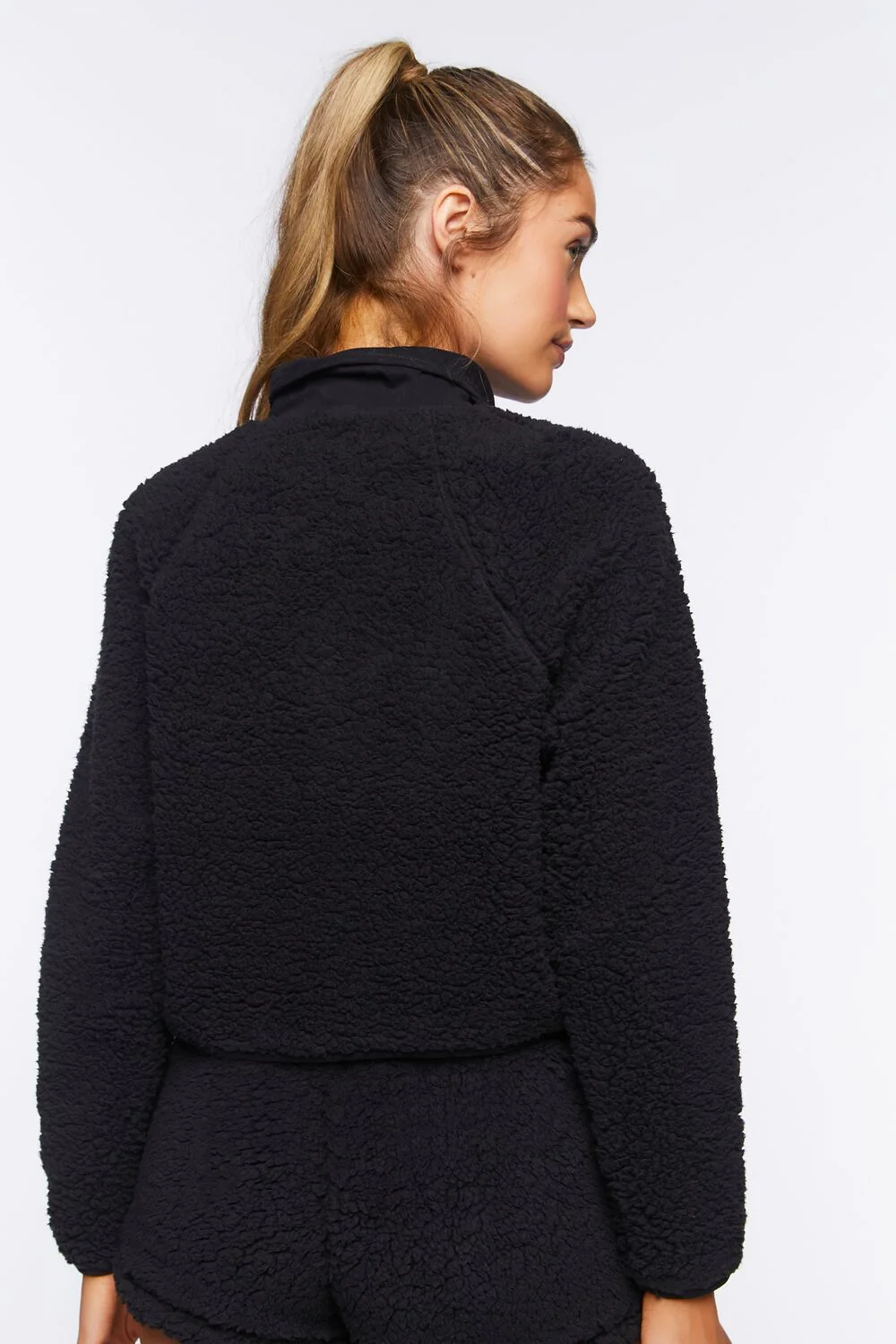 Active Faux Shearling Pullover - Image 4
