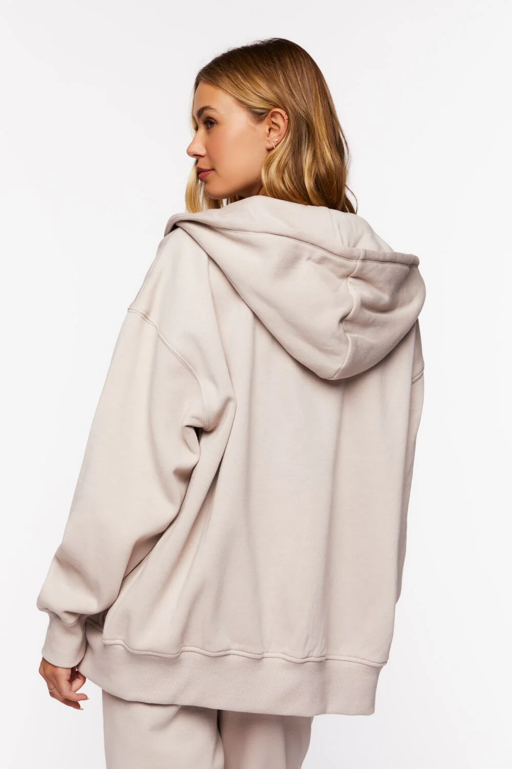 Organically Grown Cotton Zip-Up Hoodie - Image 3