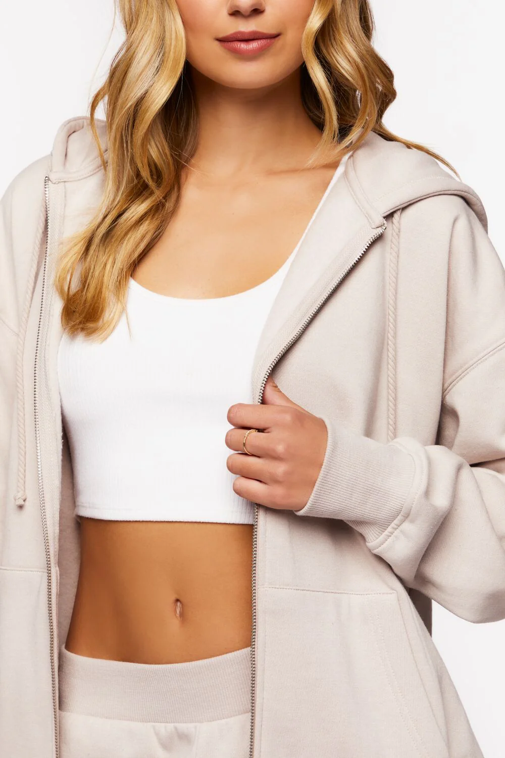 Organically Grown Cotton Zip-Up Hoodie - Image 5