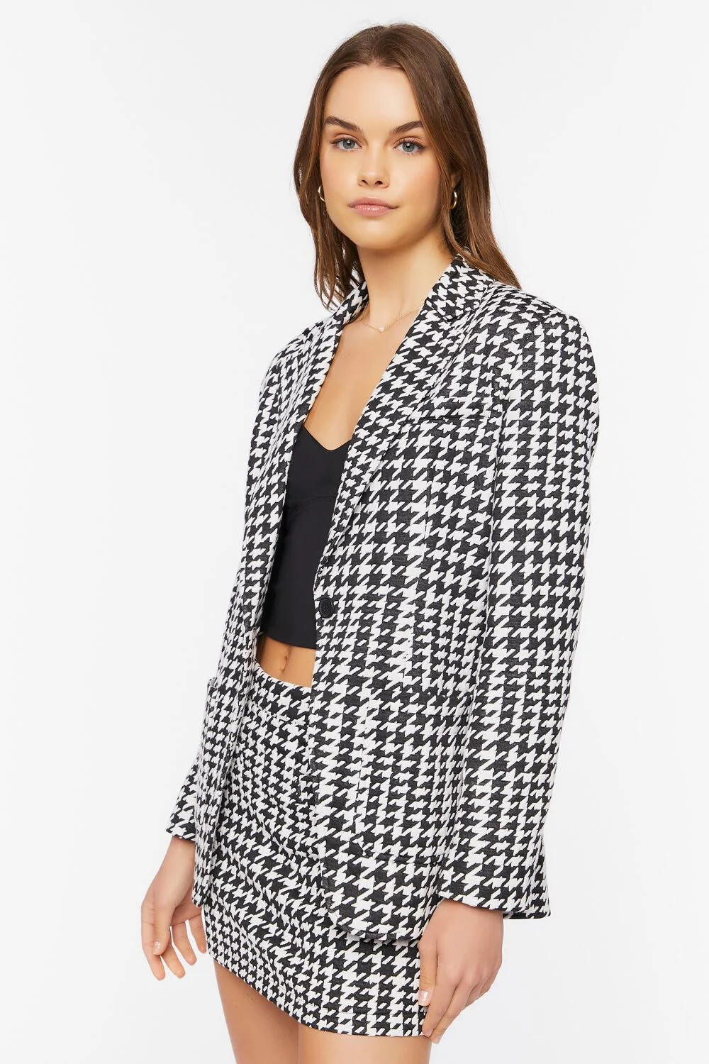 Houndstooth Print Blazer - Image 2