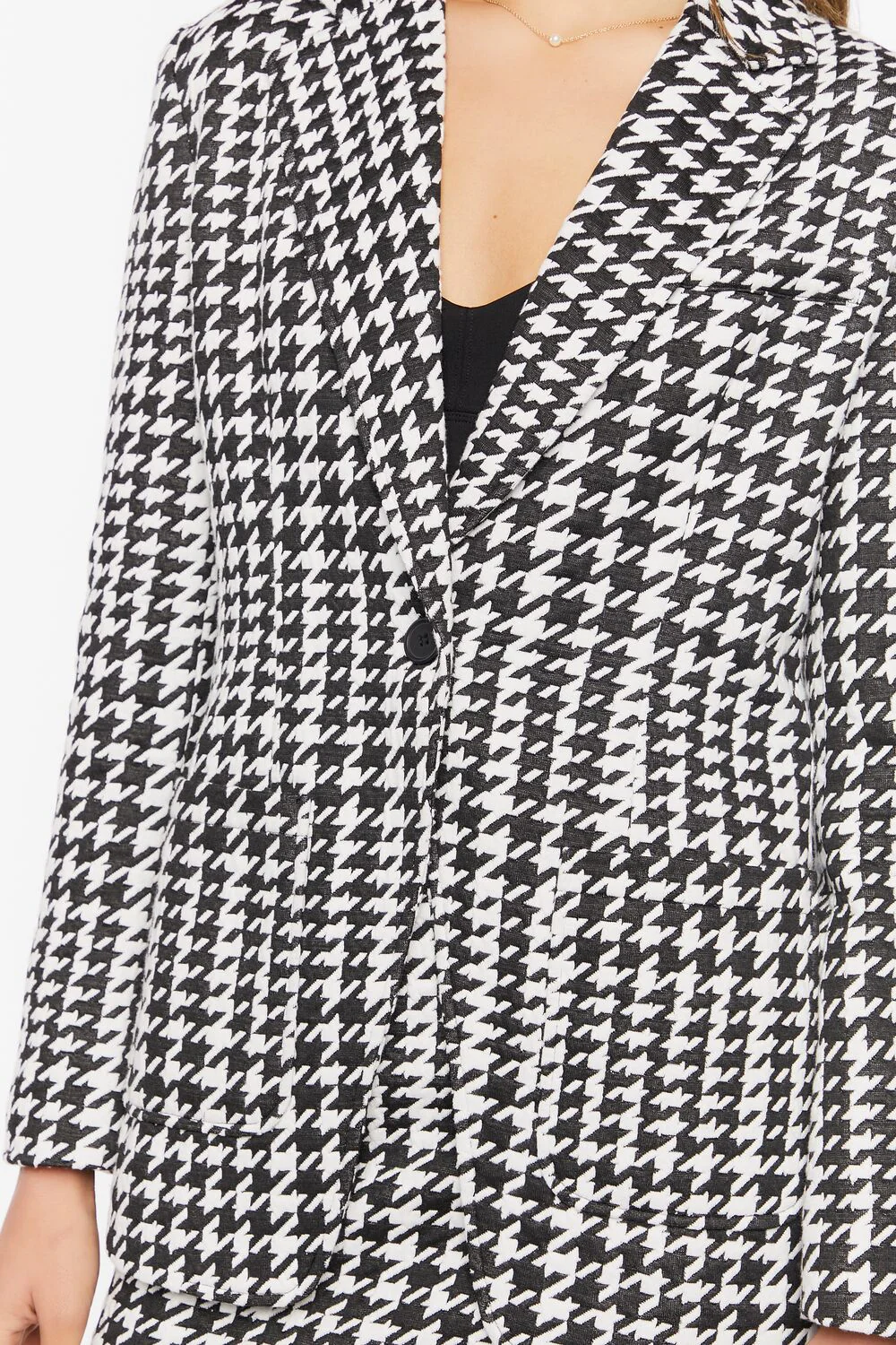 Houndstooth Print Blazer - Image 5