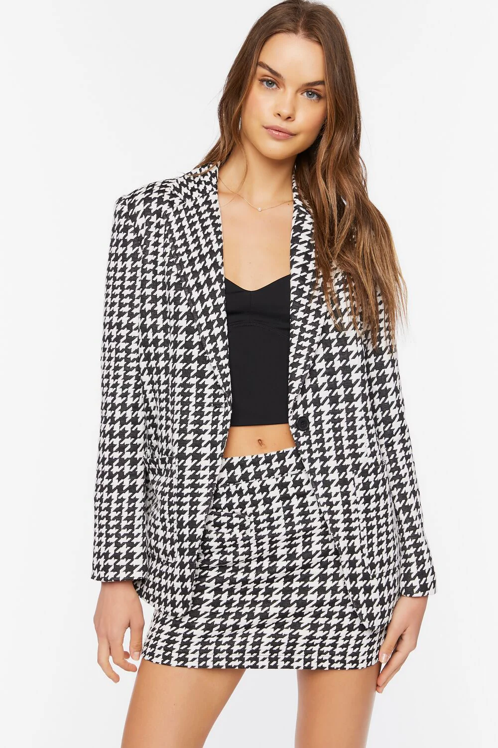 Houndstooth Print Blazer - Image 6
