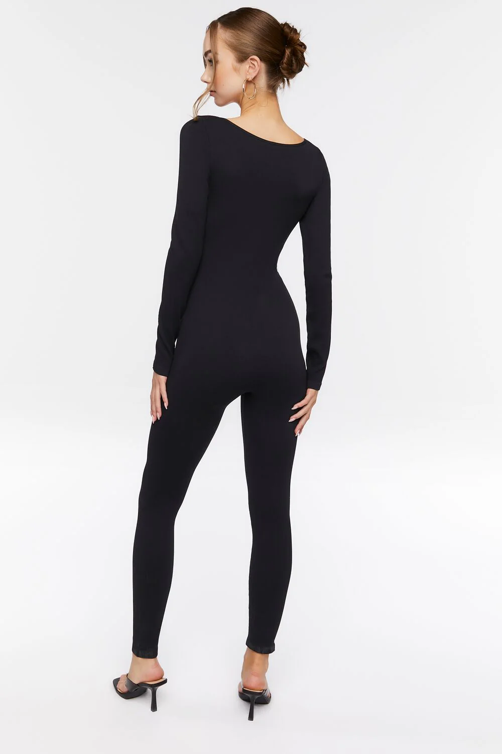 Seamless Ribbed Jumpsuit - Image 3