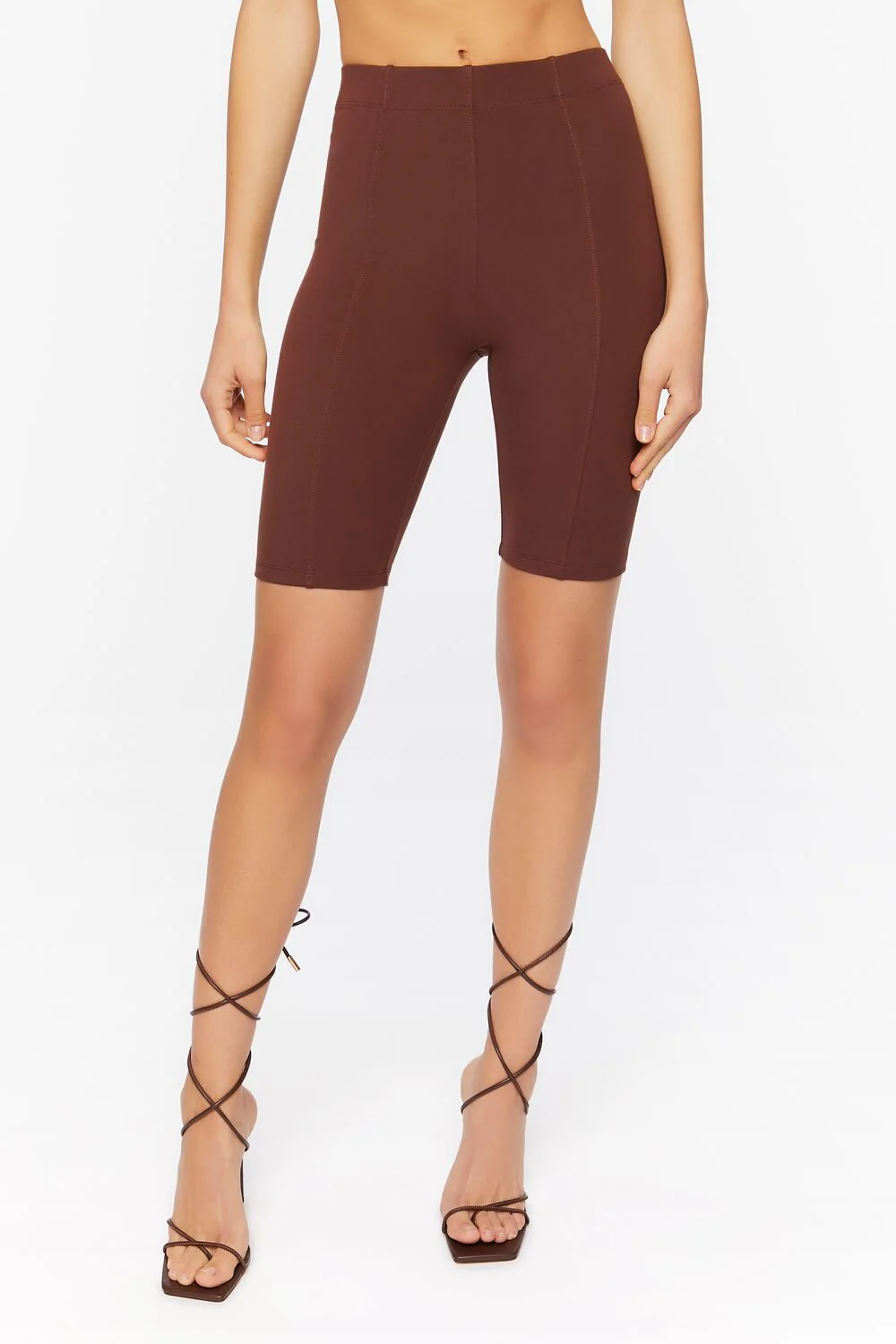 Ponte Knit Biker Shorts - Image 2