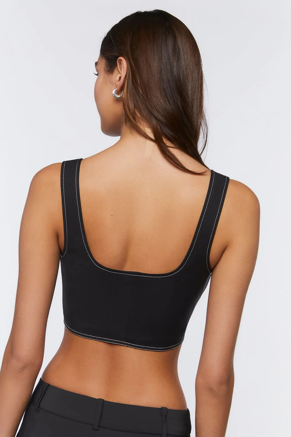 Lace-Up Crop Top - Image 9