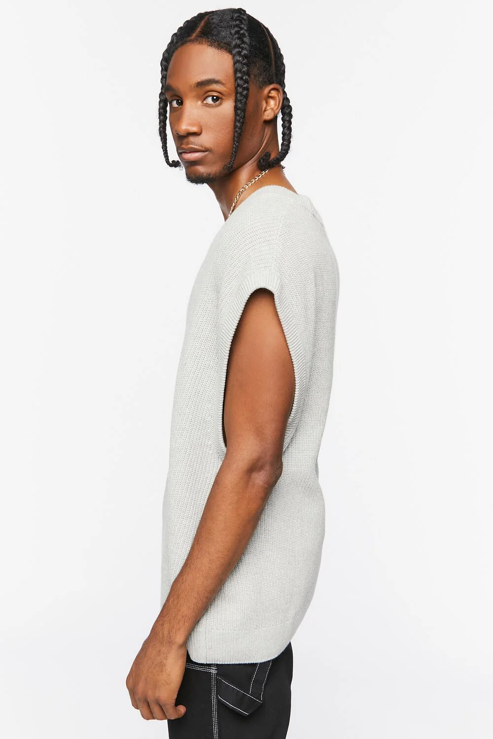 Ribbed Sweater Vest - Image 2