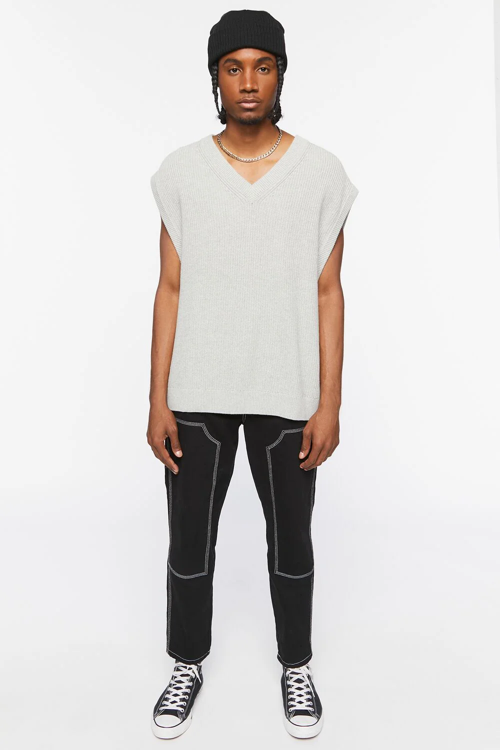 Ribbed Sweater Vest - Image 4