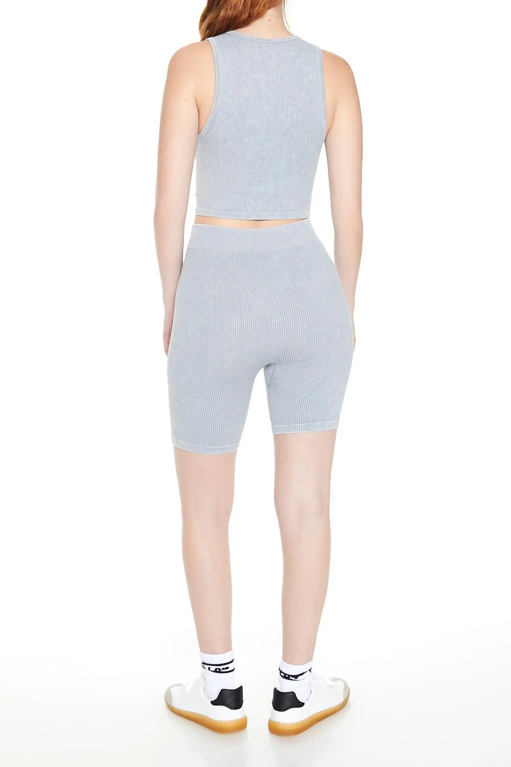 Seamless Ribbed Biker Shorts - Image 29