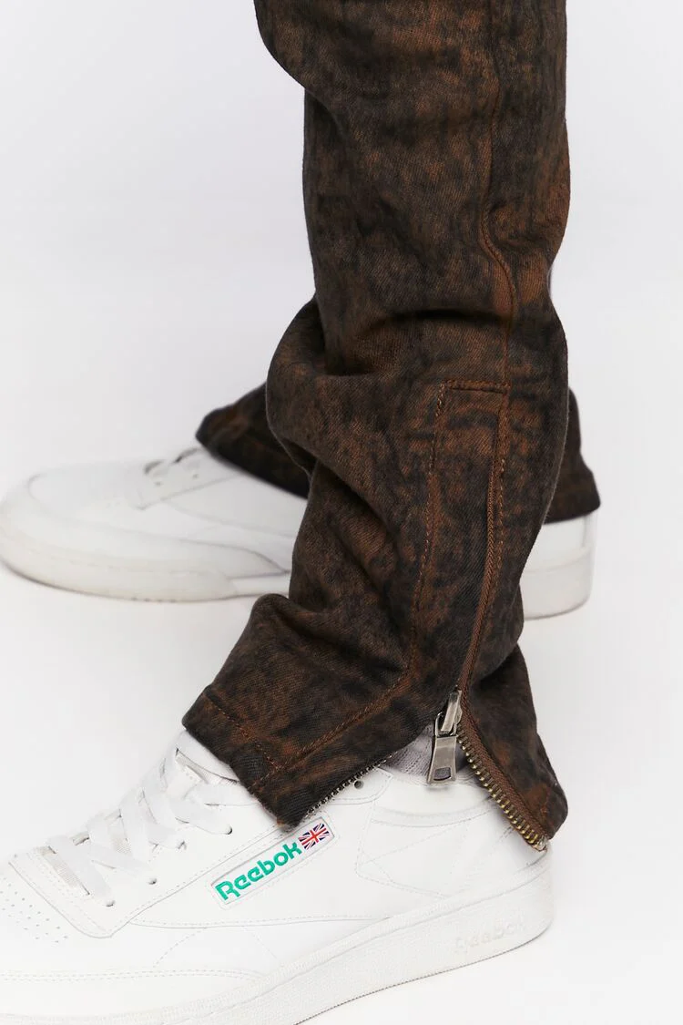 Oil Wash Zip-Hem Skinny Jeans - Image 5