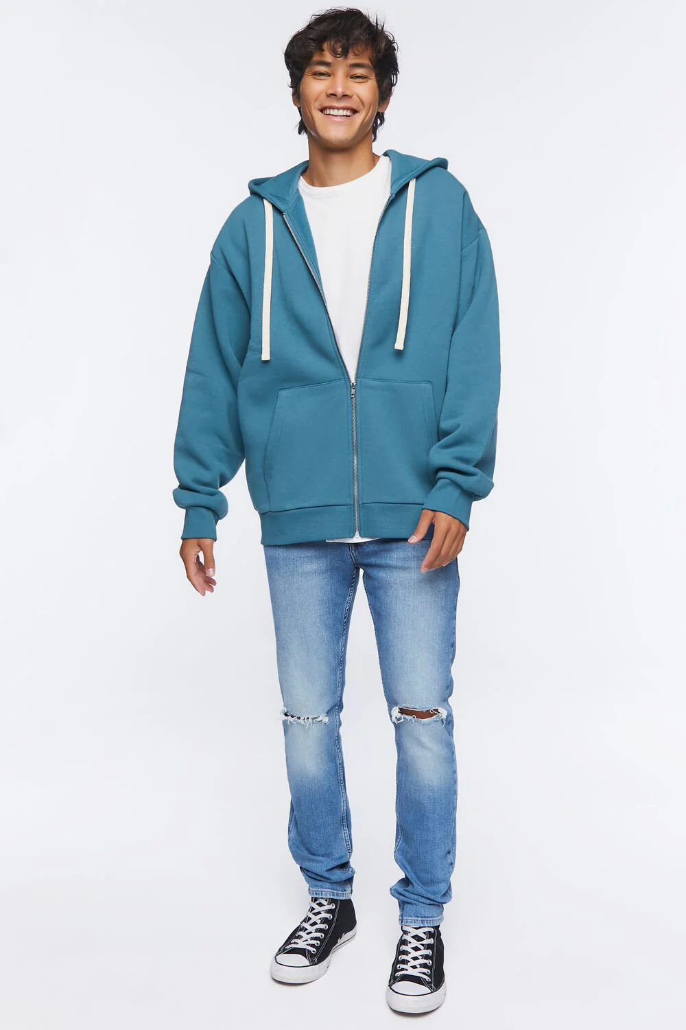 Fleece Zip-Up Hoodie - Image 8