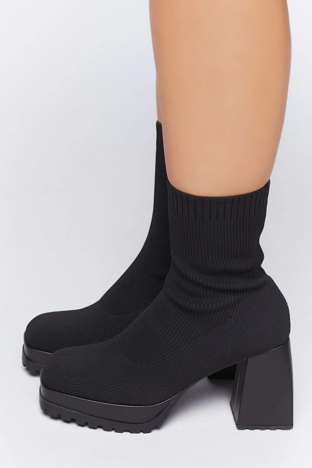 Ribbed Sock Booties (Wide) - Image 2