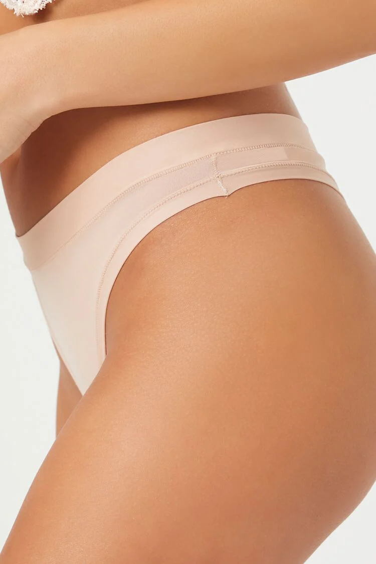 Mid-Rise Thong Panties - Image 3