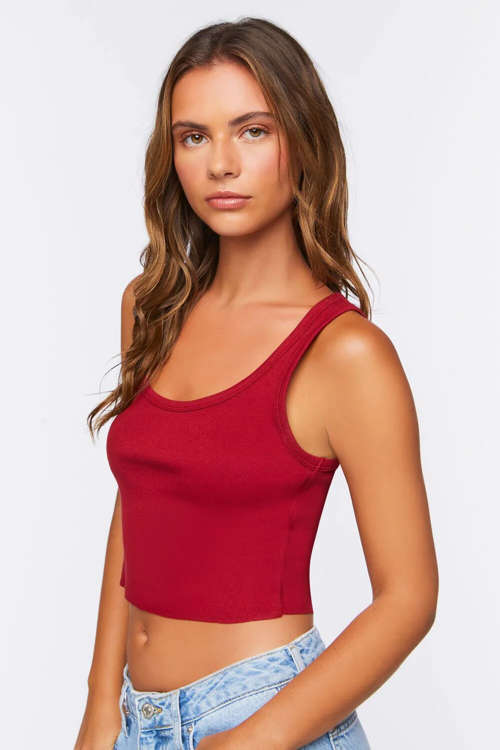 Cropped Tank Top - Image 27