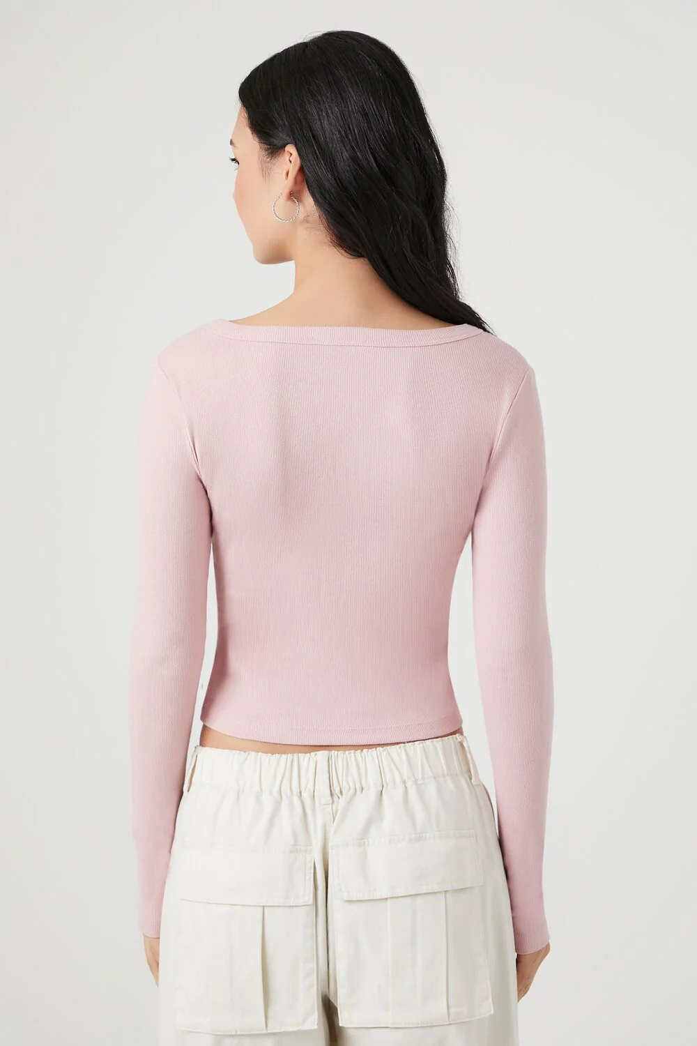 V-Neck Long-Sleeve Tee - Image 11