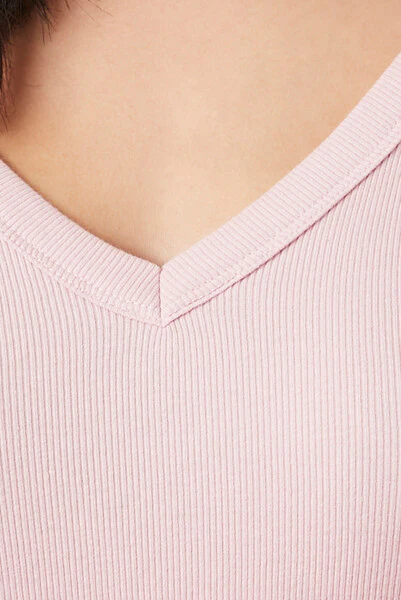 V-Neck Long-Sleeve Tee - Image 13