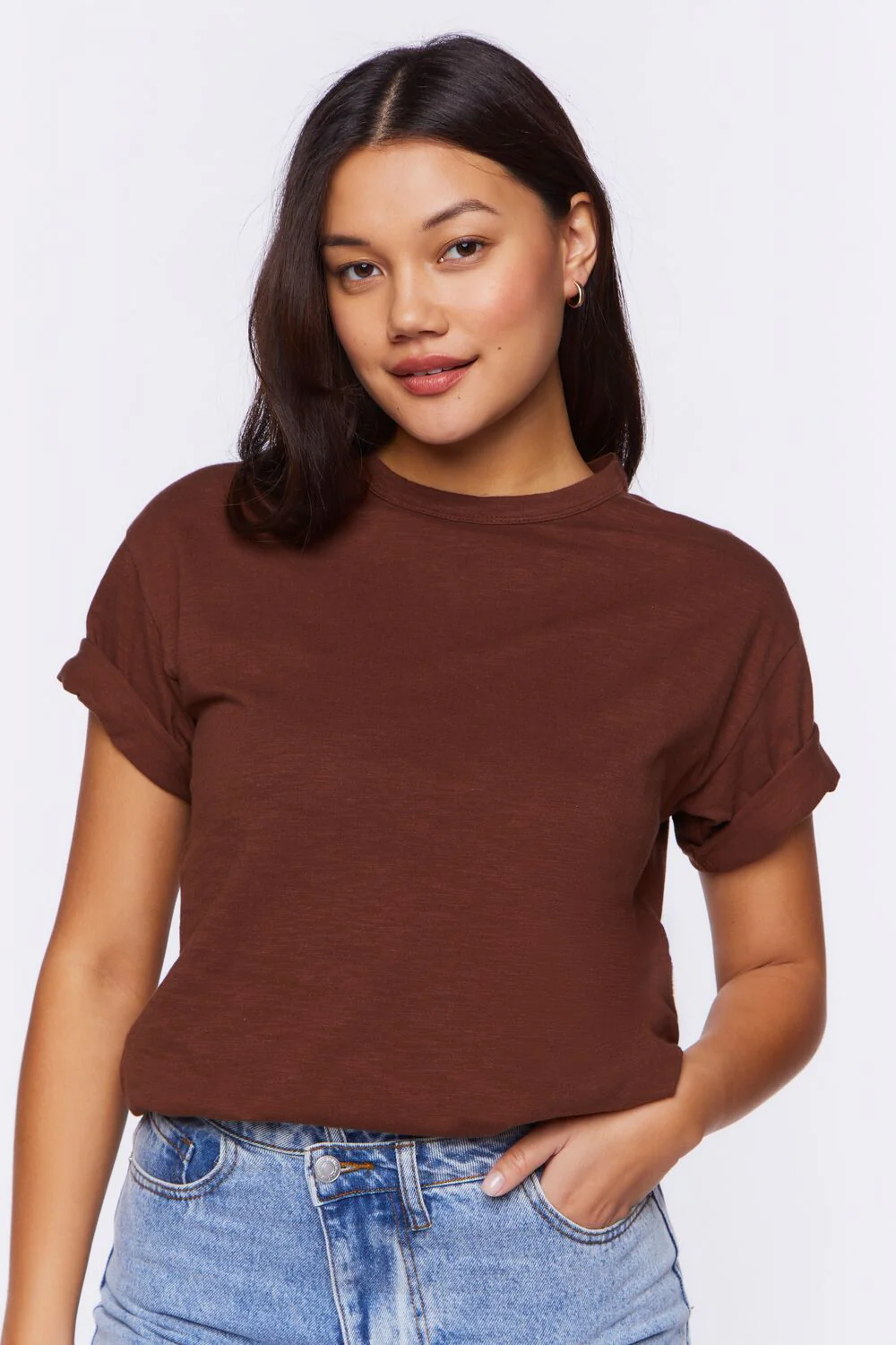 Dropped-Sleeve Crew Tee - Image 10