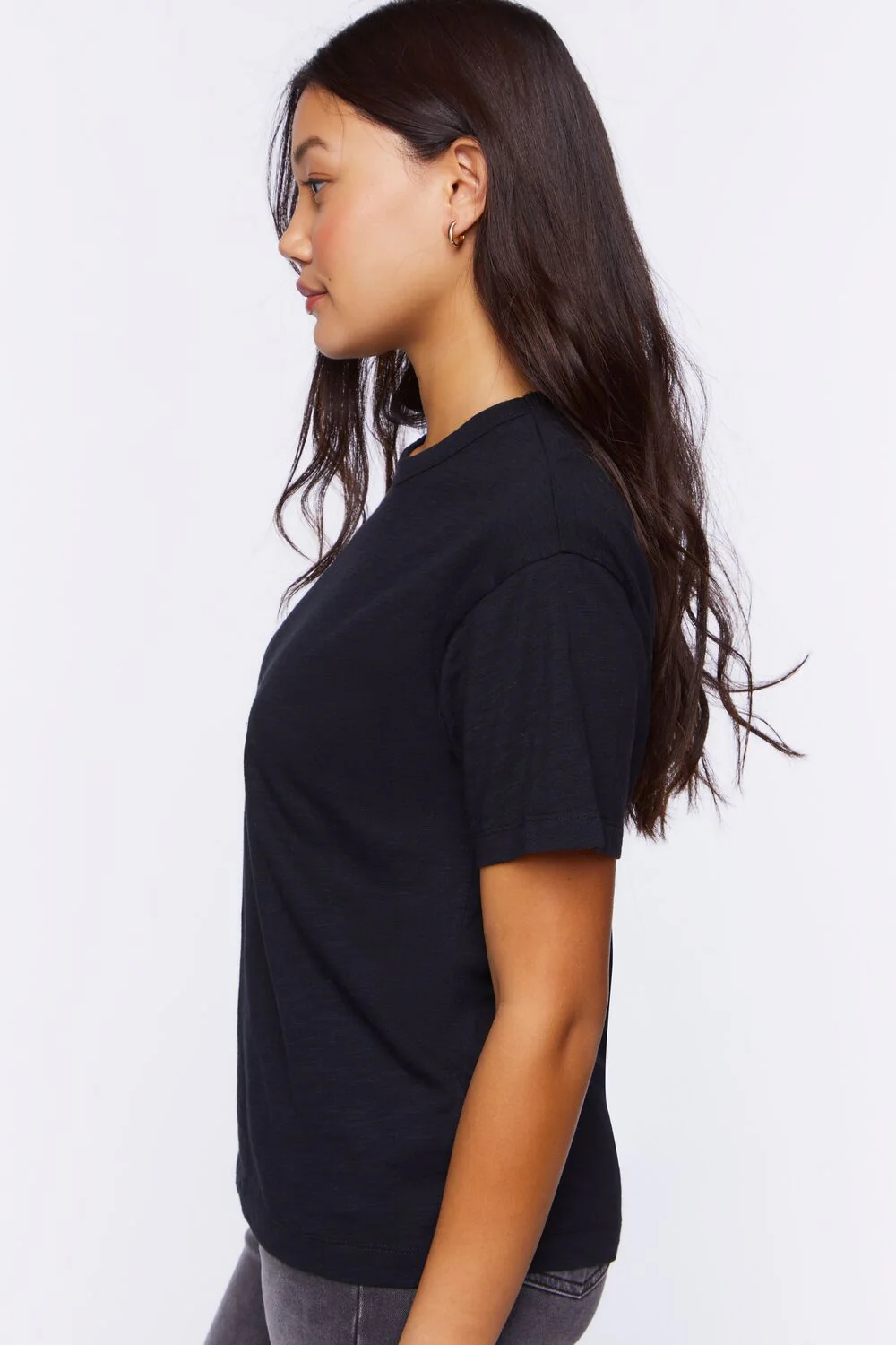 Dropped-Sleeve Crew Tee - Image 2