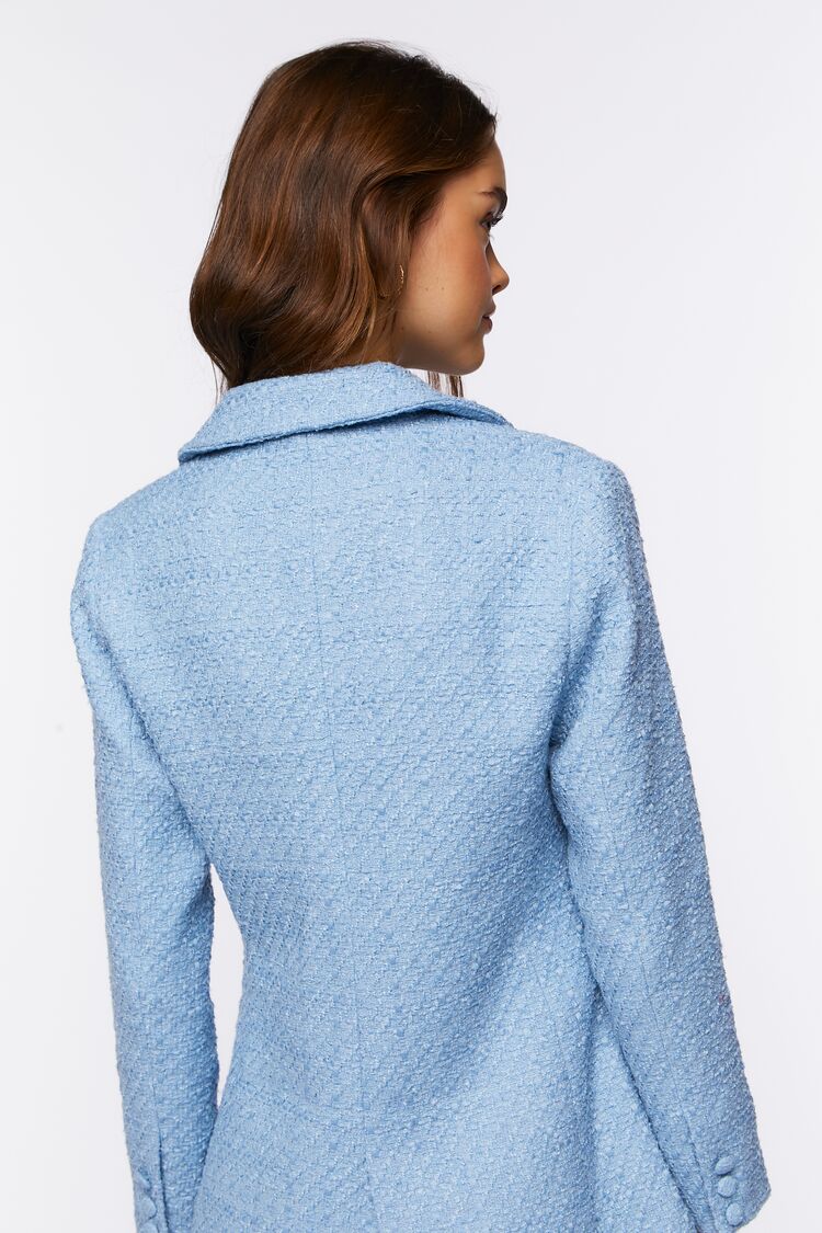 Double-Breasted Tweed Blazer - Image 3