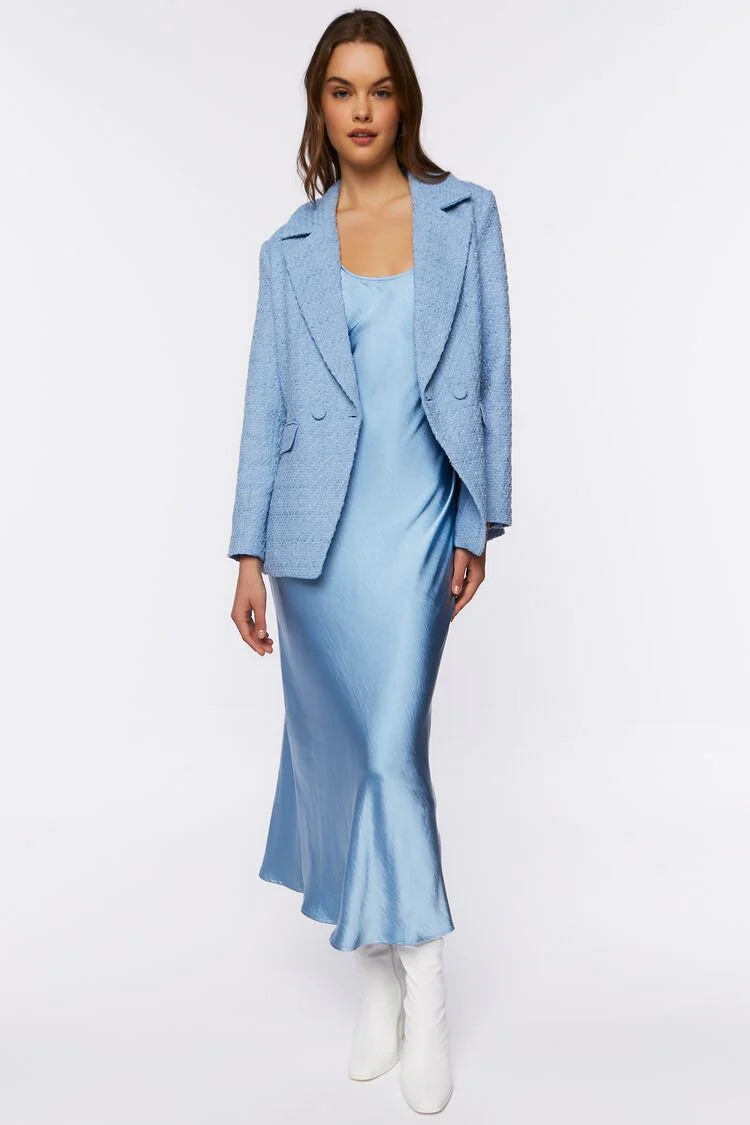 Double-Breasted Tweed Blazer - Image 4