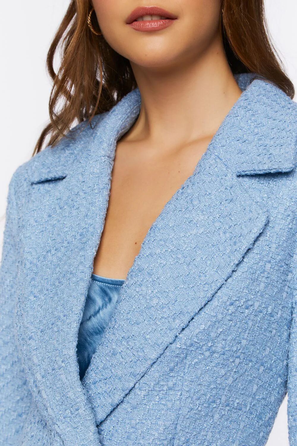 Double-Breasted Tweed Blazer - Image 6