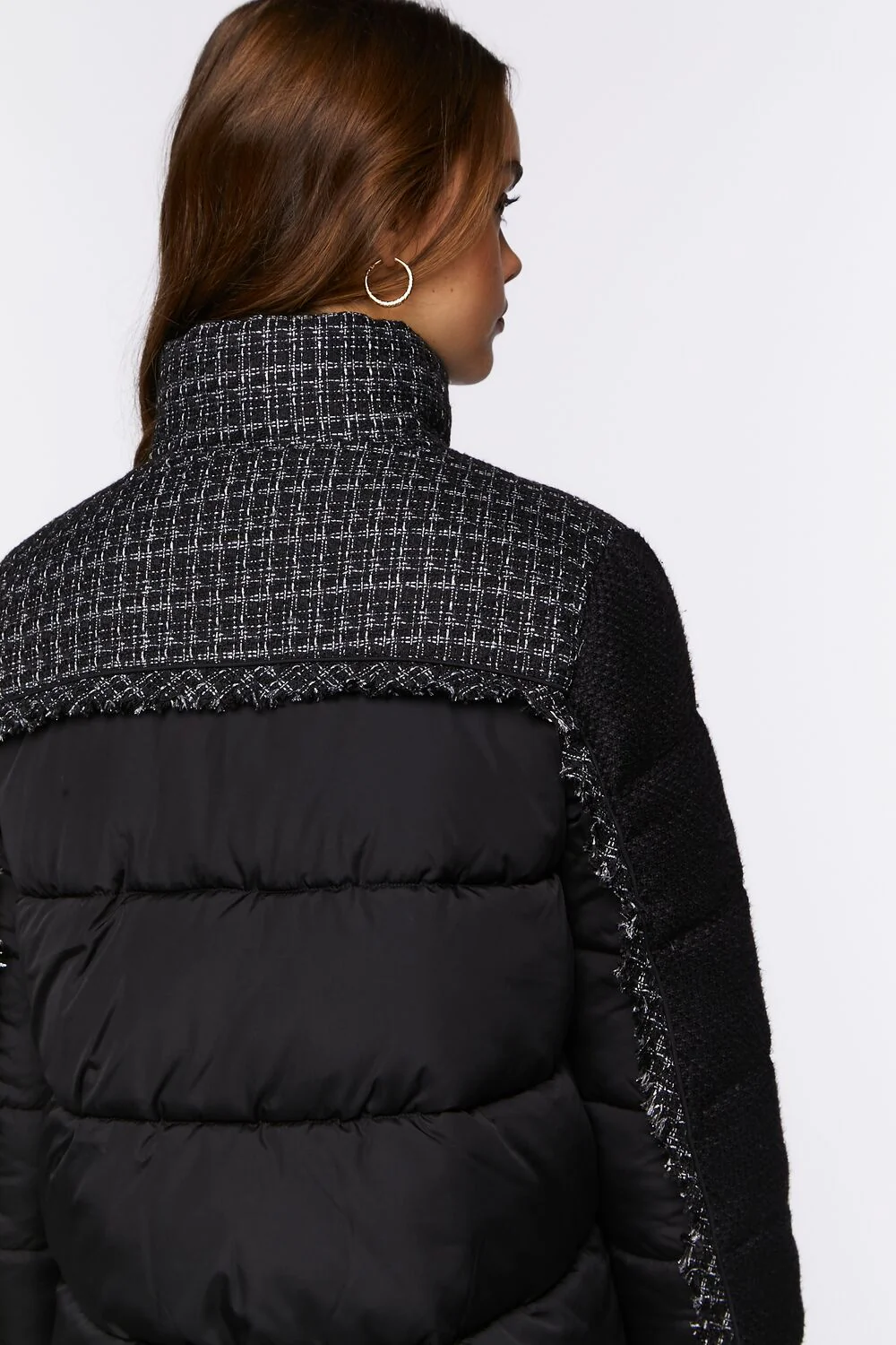 Tweed Puffer Jacket - Image 3