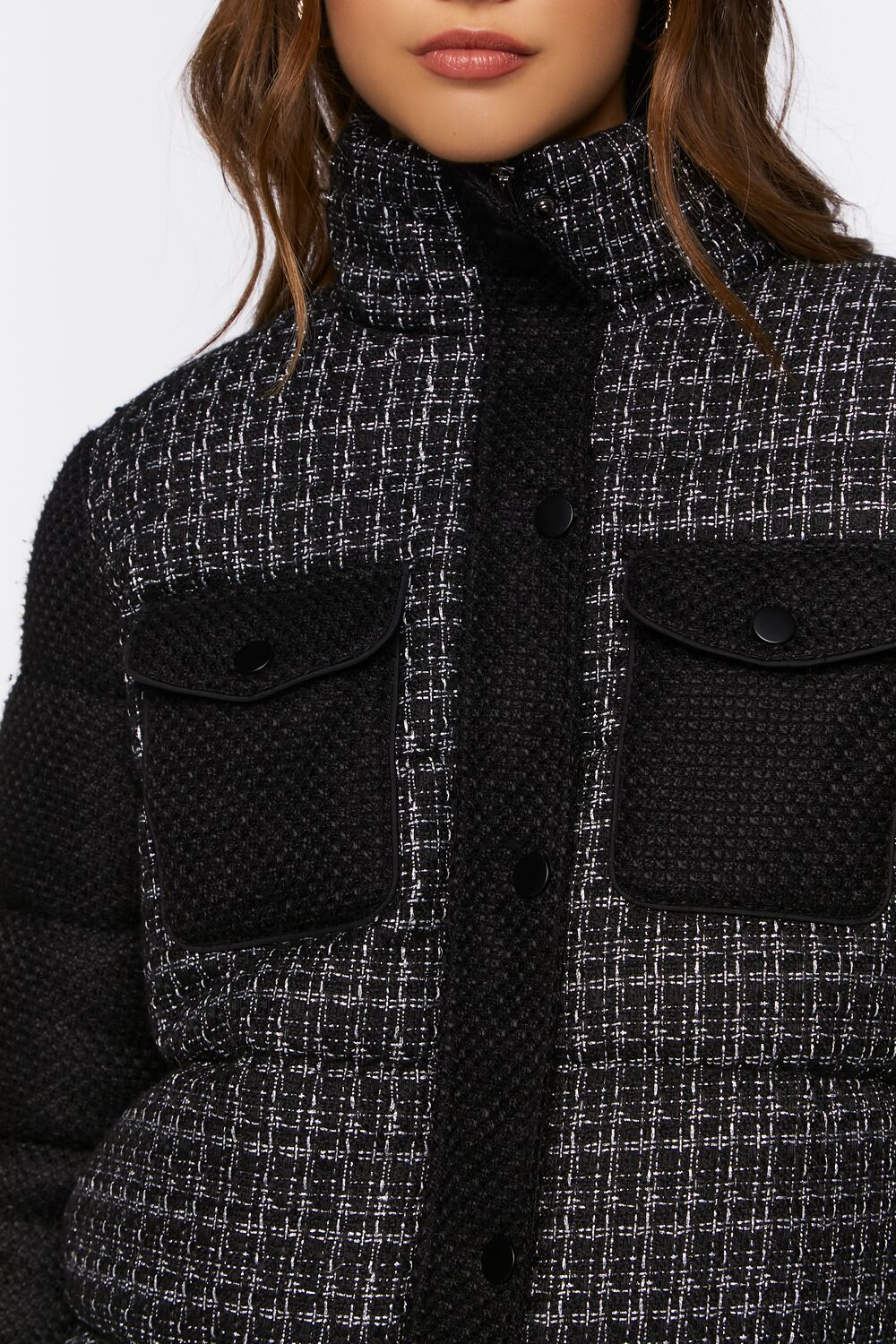 Tweed Puffer Jacket - Image 5