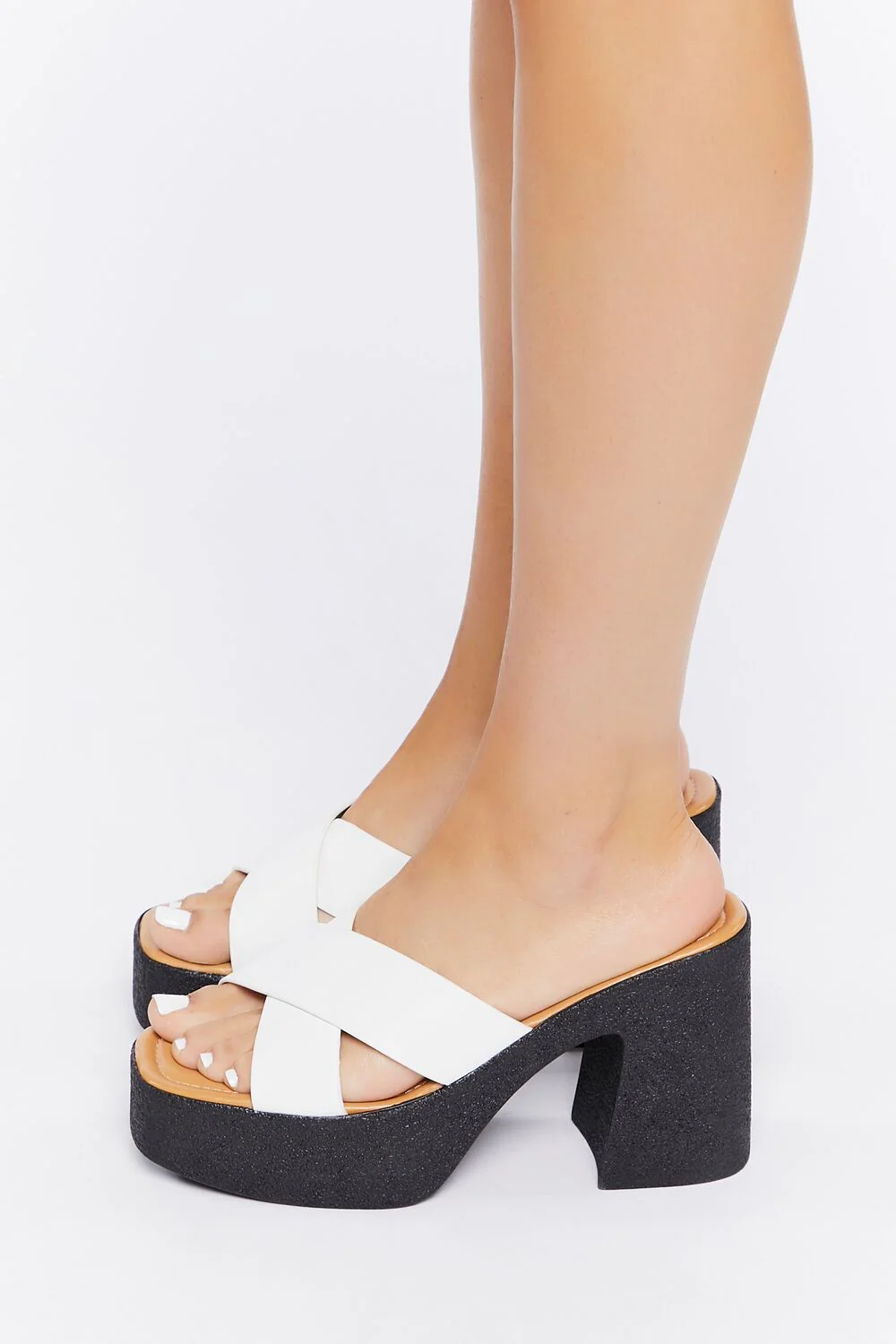 Crisscross Chunky Heels - Image 2