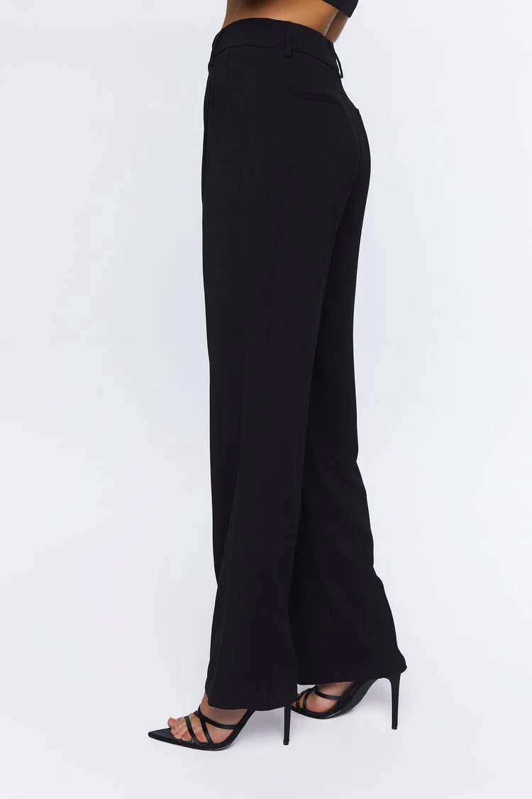 Mid-Rise Straight-Leg Trousers - Image 3