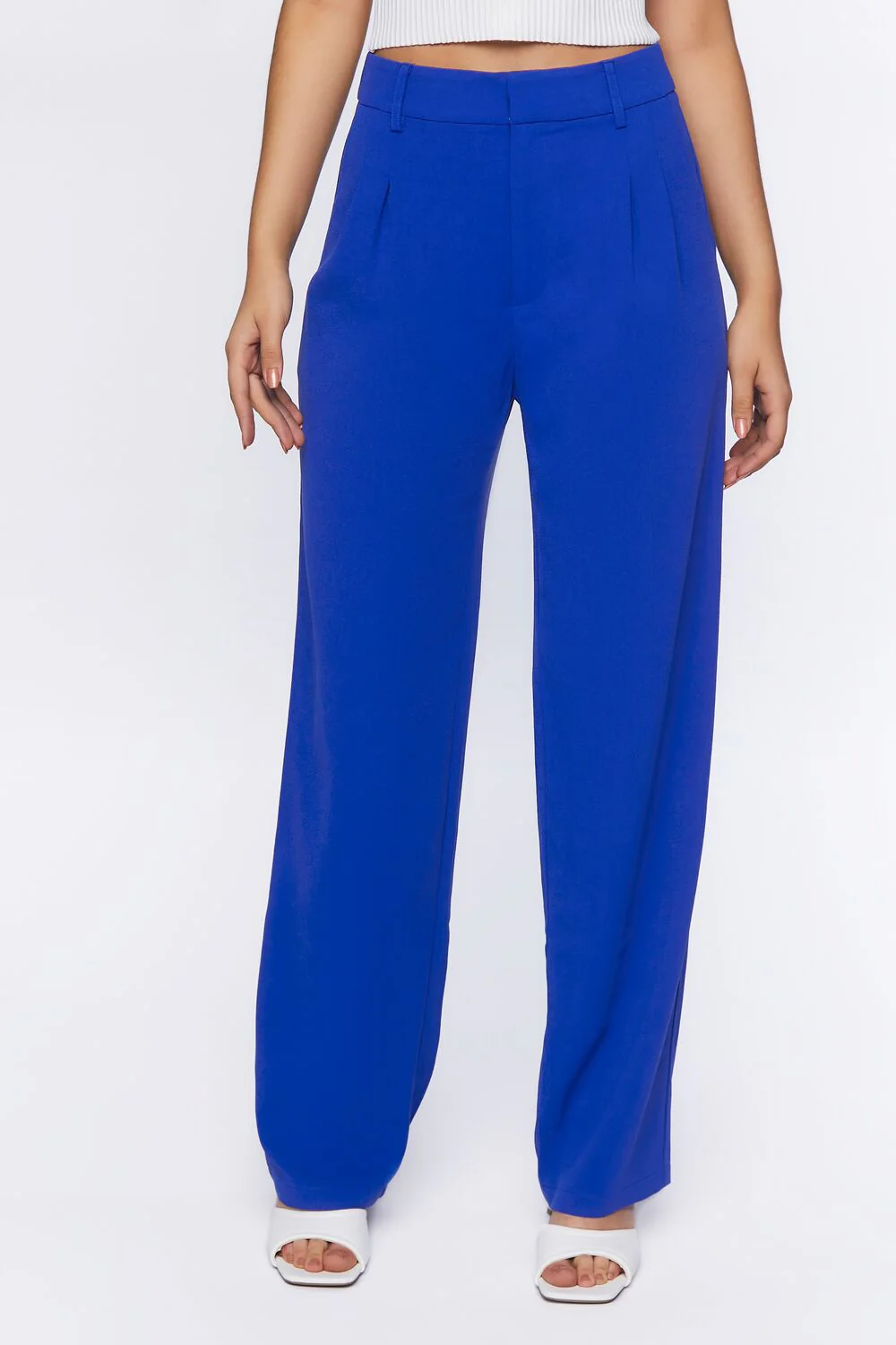 Mid-Rise Straight-Leg Trousers - Image 6