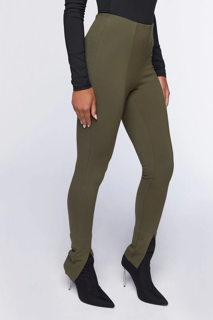 Split-Hem Skinny Pants - Image 4